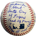 Denny McLain Multi Inscribed Stat Signed Official Major League Baseball