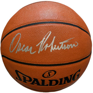 Oscar Robertson Autographed Basketball (JSA)