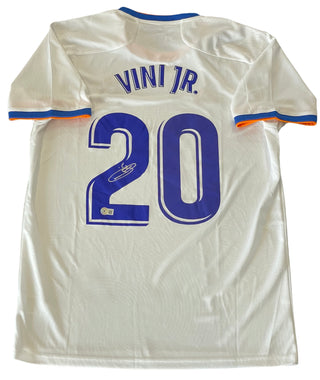 Vinícius Júnior Autographed Real Madrid Home Kit (BVG)