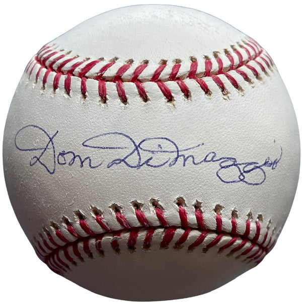 Dom DiMaggio Autographed Official Major League Baseball (PSA)