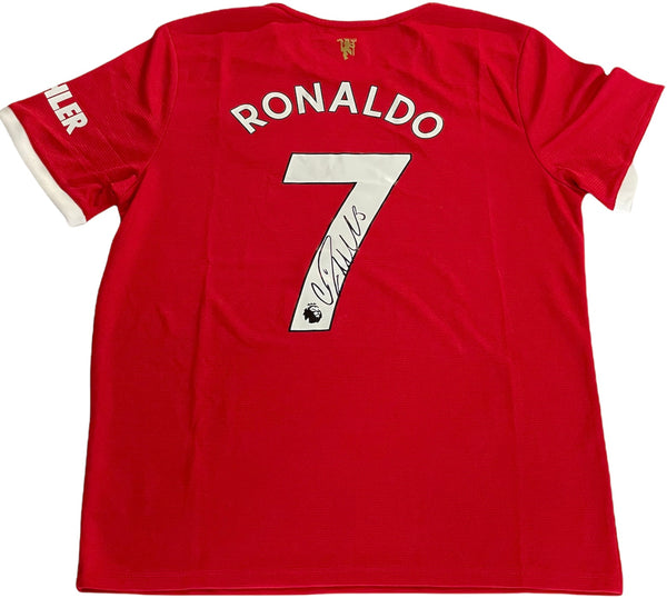 Cristiano Ronaldo Autographed Manchester United Home Kit (BVG)