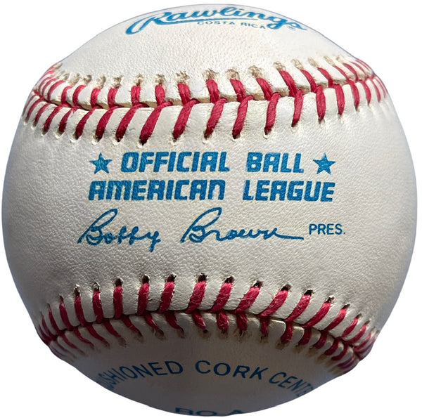 Ted Williams Autographed Official American League Baseball (Green Diamond)