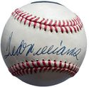 Ted Williams Autographed Official American League Baseball (Green Diamond)