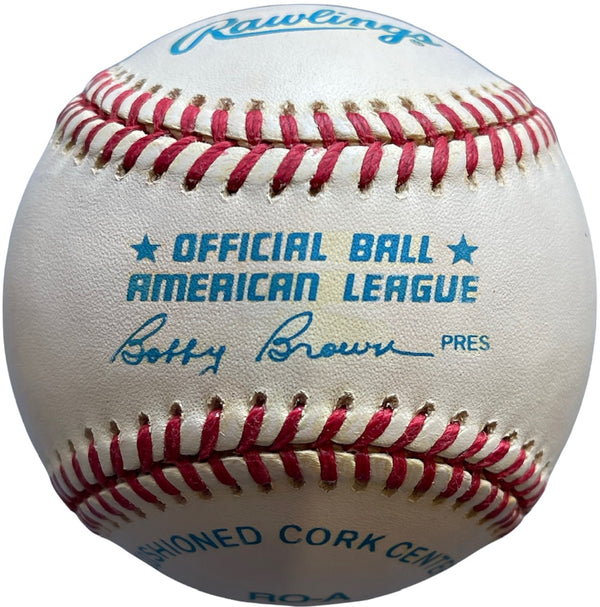 Ted Williams Autographed Official American League Baseball (Green Diamond)