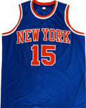 Earl 'The Pearl' Monroe Autographed New York Knicks Blue Jersey (PSA)