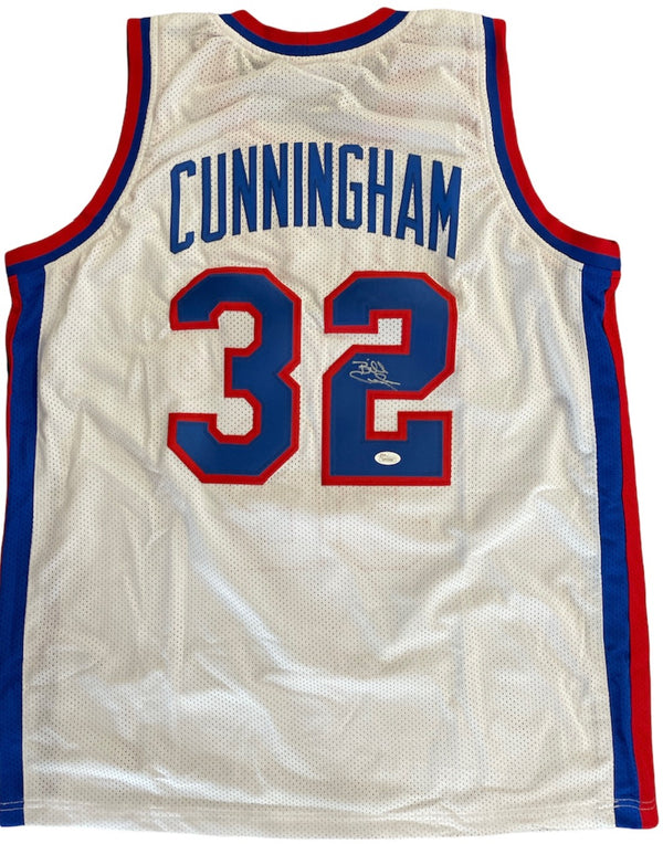 Billy Cunningham Autographed Philadelphia 76ers White Jersey (JSA)