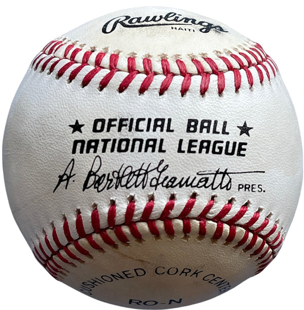 Willie Mays Autographed National League Baseball (JSA)