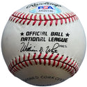 Willie Mays Autographed Official National League Baseball (PSA) Graded 8