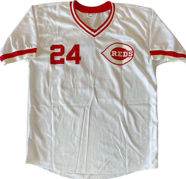 Tony Perez Autographed Cincinnati Reds White Jersey (JSA)