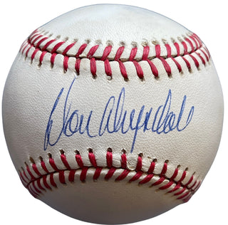 Don Drysdale Autographed Official National League Baseball (PSA)