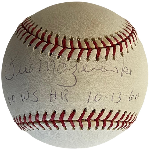 Bill Mazeroski Autographed Official National League Baseball