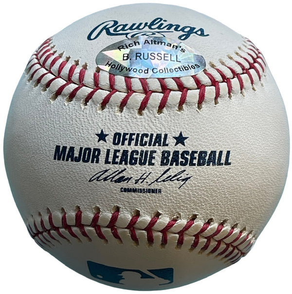 Bill Russell Autographed Official Major League Baseball (Boston Celtics)