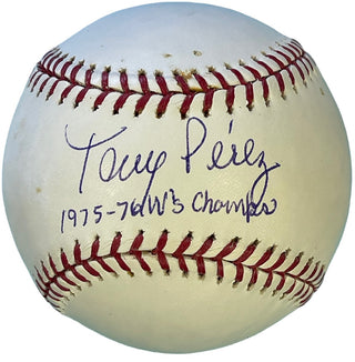 Tony Perez Autographed Official Major League Baseball