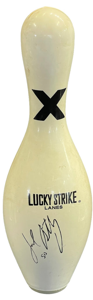 Joel Anthony Autographed Lucky Strike Lanes Bowling Pin (JSA)