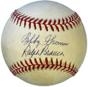 Bobby Thomson & Ralph Branca Autographed Official National League Baseball