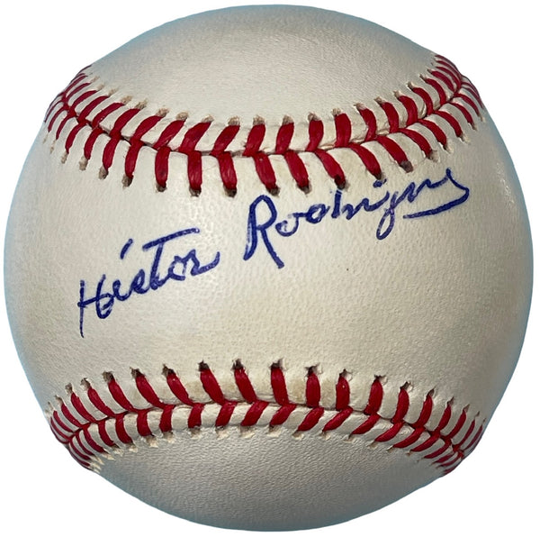 Hector Rodriguez Autographed Official National League Baseball (JSA)