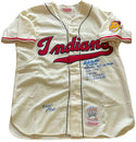 Bob Feller Autographed Cleveland Indians Authentic Jersey (JSA)