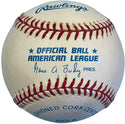 Joe Torre Autographed Official American League Baseball