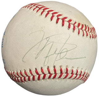 Michael Jordan Autographed Official American League Bobby Brown Baseball (JSA)