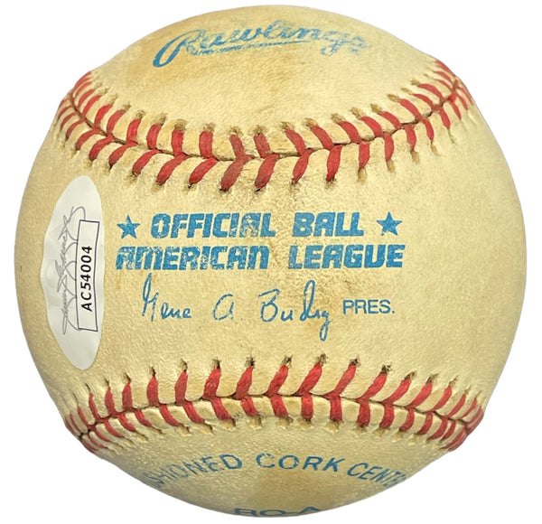 Ken Griffey Jr. Autographed American League Gene Budig Baseball (JSA)