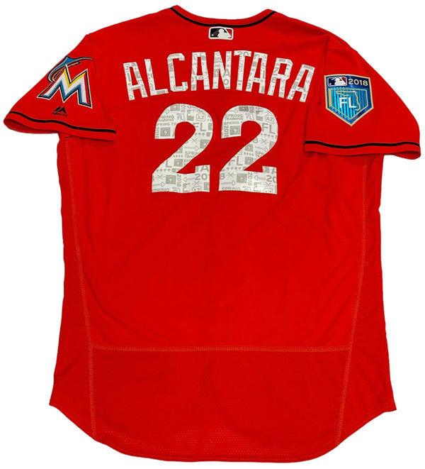 Sandy Alcántara Miami Marlins Game Used Jersey (MLB)