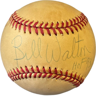 Bill Walton Autographed Official American League Baseball (JSA)