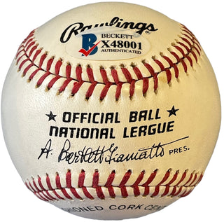 Jimmy Carter Autographed Official National League Baseball (Beckett)