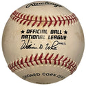 Ernie Banks Autographed Official National League William D. White Baseball