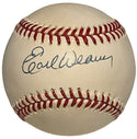 Earl Weaver Autographed Official American League Bobby Brown Baseball