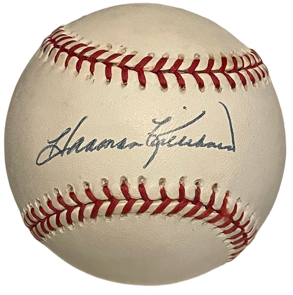 Harmon Killebrew Autographed Official American League Bobby Brown Baseball (JSA)