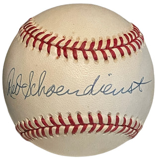 Red Schoendienst Autographed Official National League William D. White Baseball (JSA)