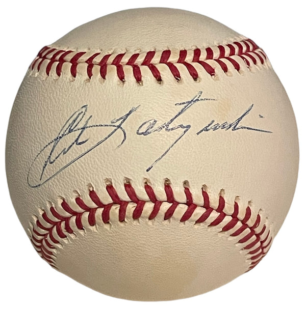 Carl Yastrzemski Autographed Official American League Gene Budig Baseball (JSA)