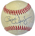 Roger Clemens Autographed Official American League Bobby Brown Baseball (JSA)