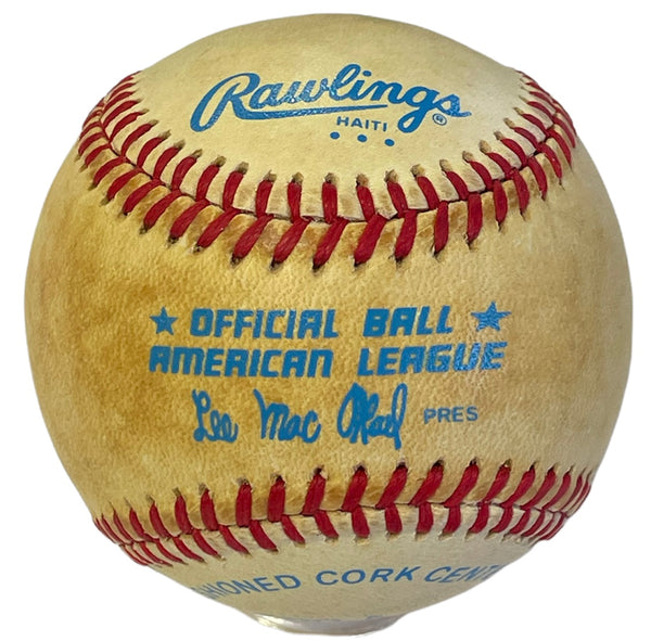 Al Kaline Autographed Official American League Lee Mac Phail Baseball (JSA)