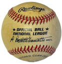 Vince Coleman Autographed Official National League Bart Giamiatti Baseball (JSA)