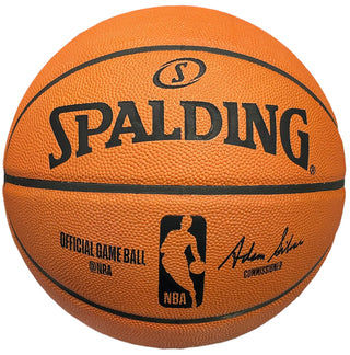 Larry Bird Autographed Leather Basketball (JSA)