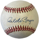 Clete Boyer Autographed Official American League Baseball (JSA)