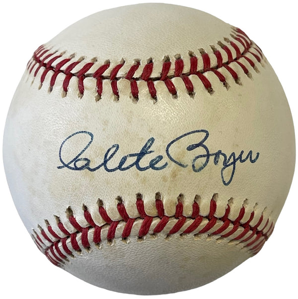 Clete Boyer Autographed Official American League Baseball (JSA)