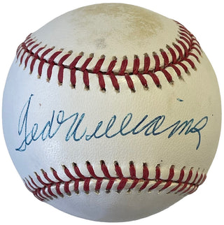 Ted Williams Autographed Official American League Baseball (JSA)