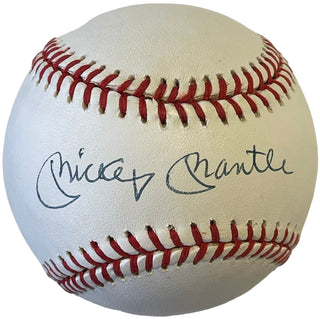 Mickey Mantle Autographed Official American League Baseball (JSA)