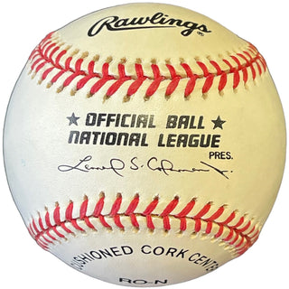 Al Leiter Autographed Official National League Baseball