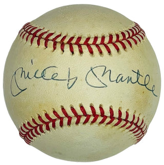 Mickey Mantle Autographed Baseball (JSA)