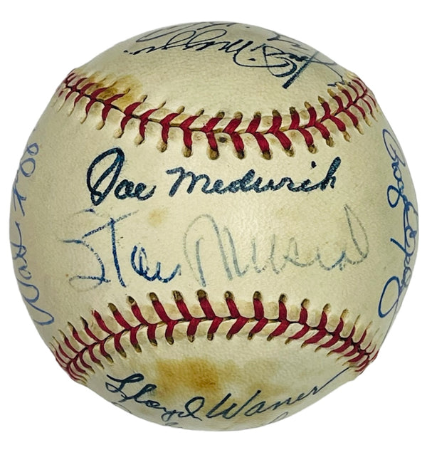 Hall of Famers & Stars Autographed Baseball (JSA)