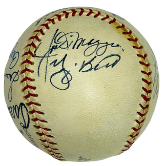 Hall of Famers & Stars Autographed Baseball (JSA)