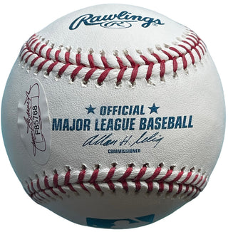 Hideki Matsui Autographed Official Major League Baseball (JSA)