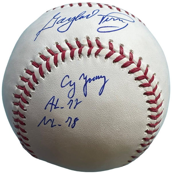 Gaylord Perry Autographed Official Major League Baseball (JSA)