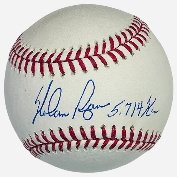 Nolan Ryan "5,714 K's" Autographed Baseball (AIV)