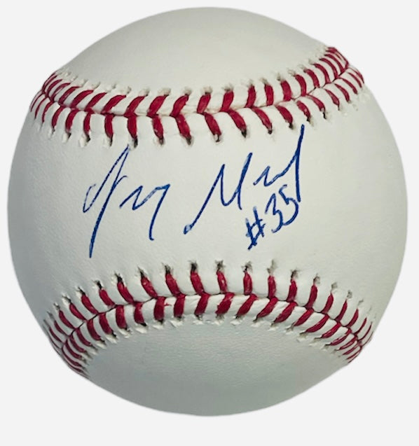 Yohandy Morales Autographed Official Major League Baseball (JSA)