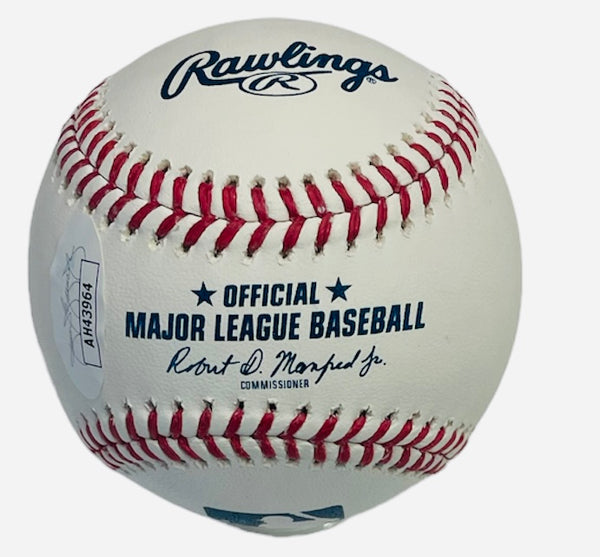 Yohandy Morales Autographed Official Major League Baseball (JSA)