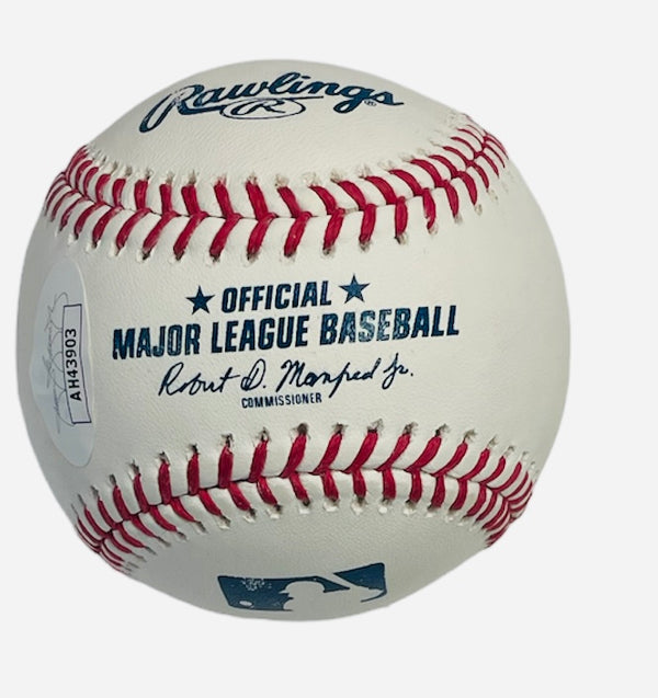 Chris Taylor Autographed Major League Baseball (JSA)